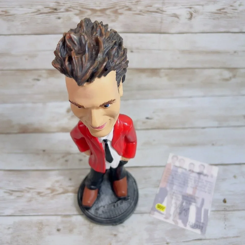 VTG 2001 NSYNC JC Chasez Bobble Head 8”‎ Doll Best Buy Exclusive w/Authenticity